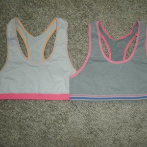 Pre-owned 2 kids sport bras (No padding)